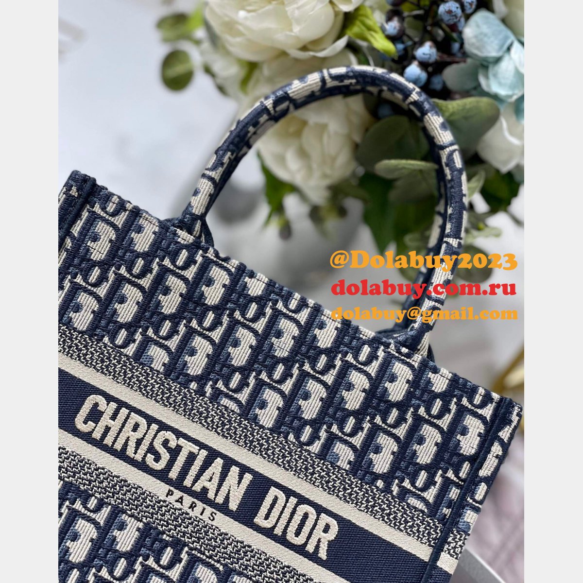 Dior Replica CD Book 26.5 Tote Christian Replica Dior Handbags