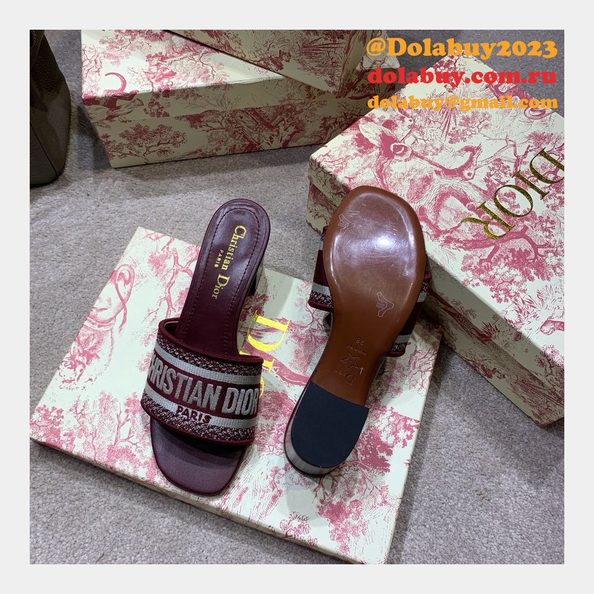 Knockoff Dior Women Slippers