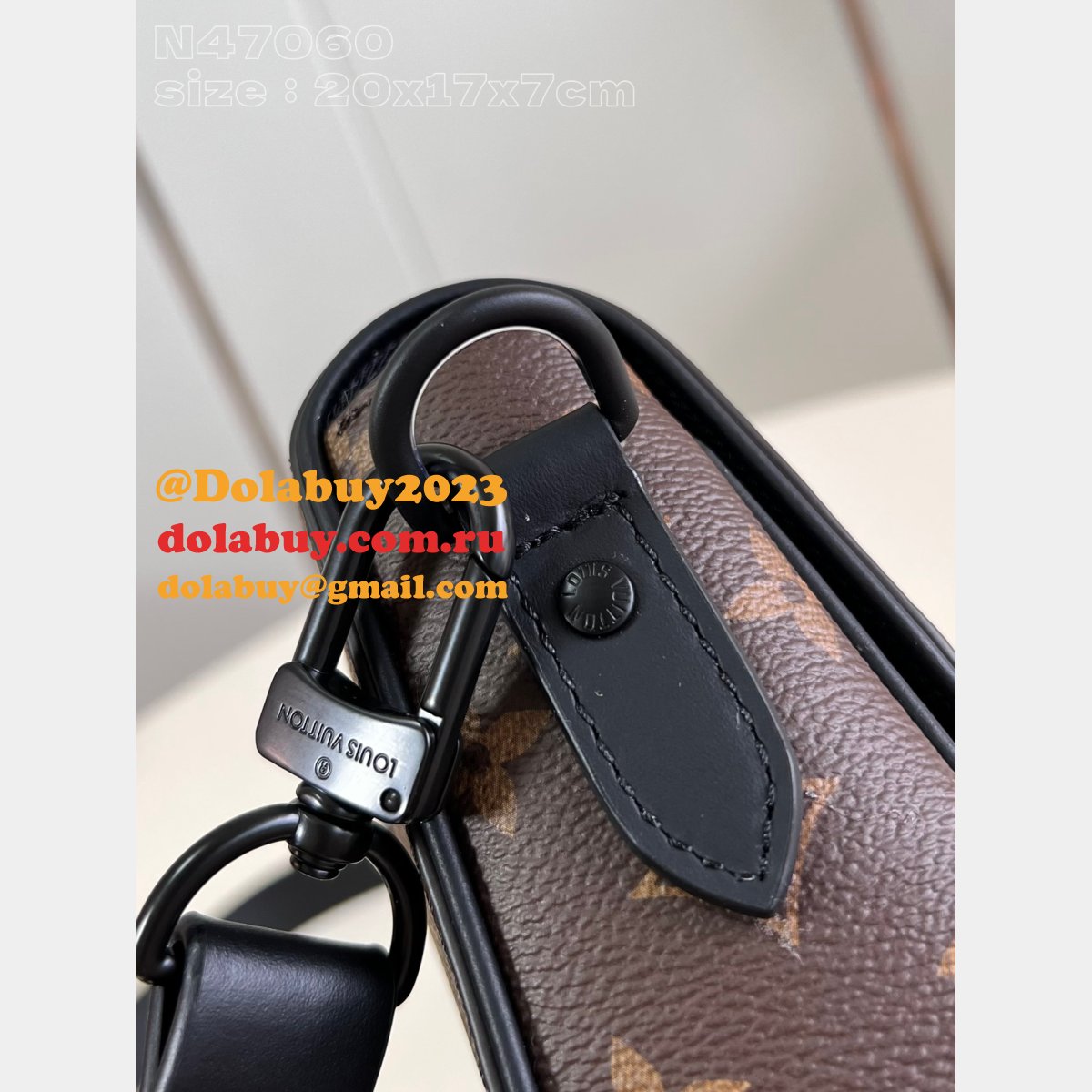 Luxury Louis Vuitton M47060 Montsouris Messenger 1:1 Mirror Bags