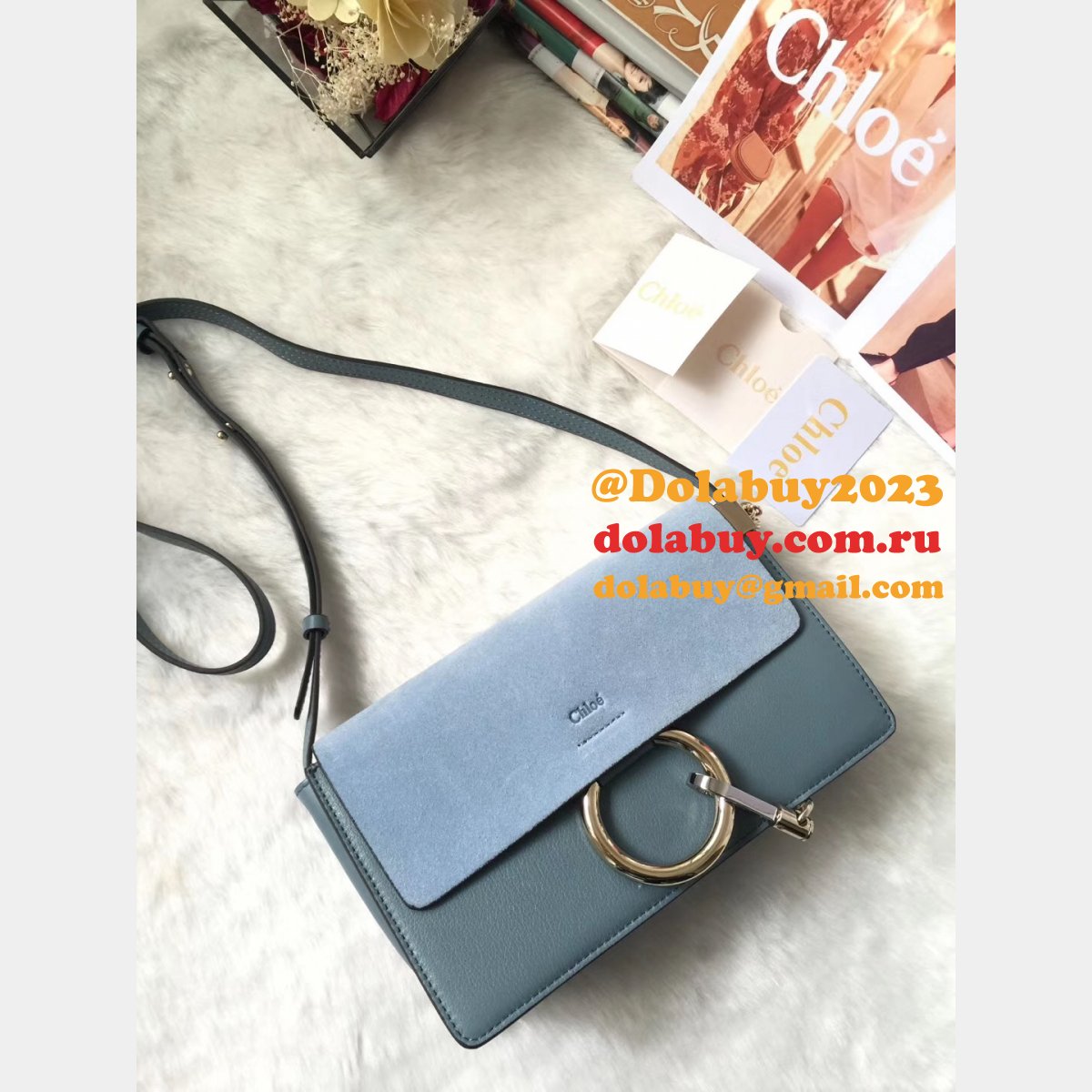 Designer 1:1 Replica Chloe Faye Bag On China Sale
