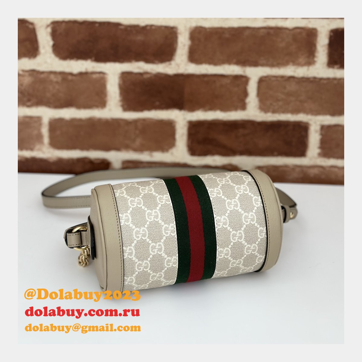 G*u*i designer ebony supreme 795208 ophidia mini shoulder fake bag