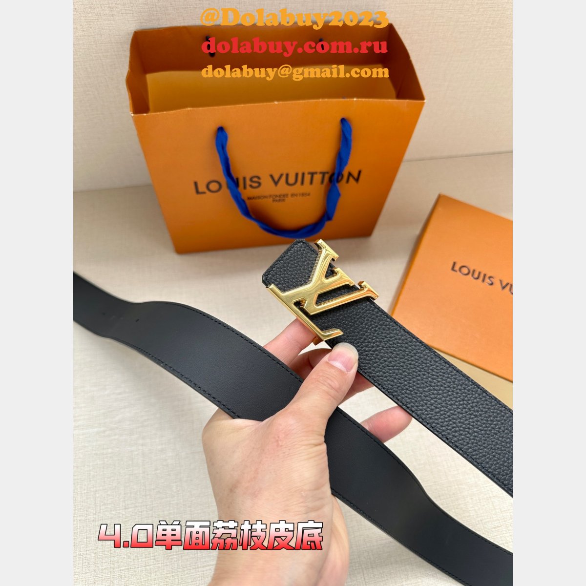 Replica Top Quality LOUIS VUITTON BELT 40MM