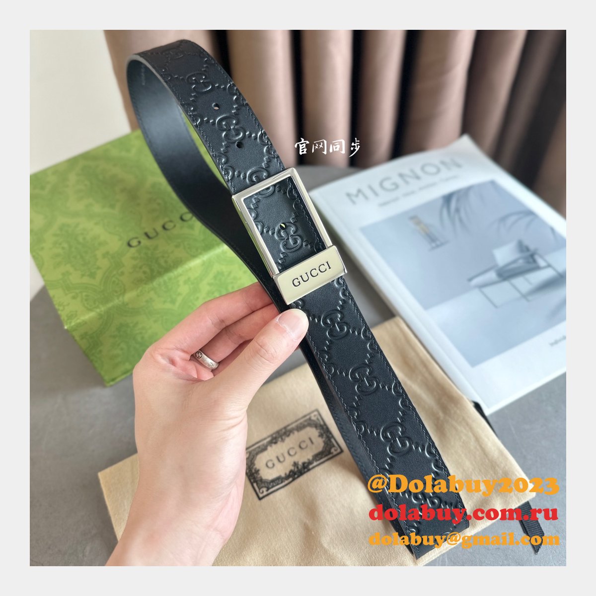 7 Star GG 35mm Designer UK belt