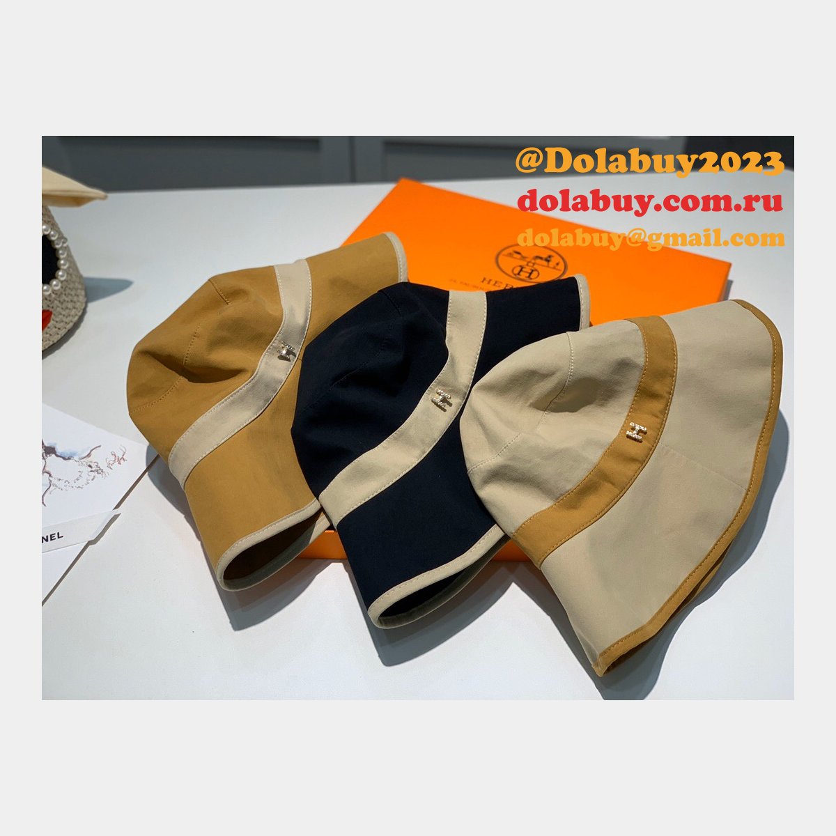 Hermes Top Quality H deduction Fishermans hat