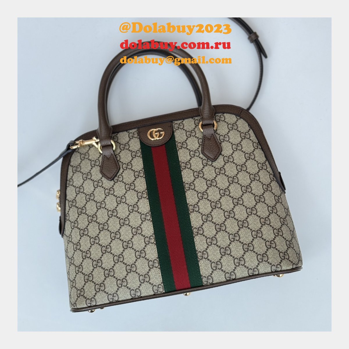 ophidia medium top handle 795258 designer G*u*i fake bag