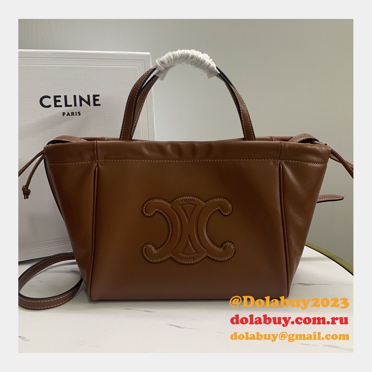 Luxury Celine Fashion Cabas tote bag 22cm