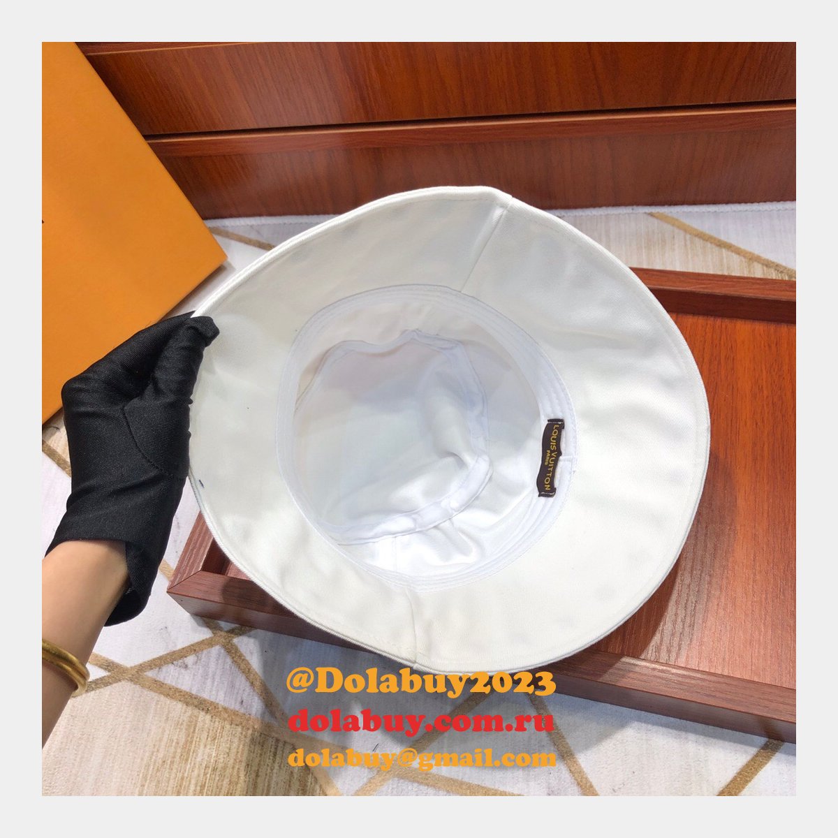 Louis Vuitton Embroidered fisherman bucket hat