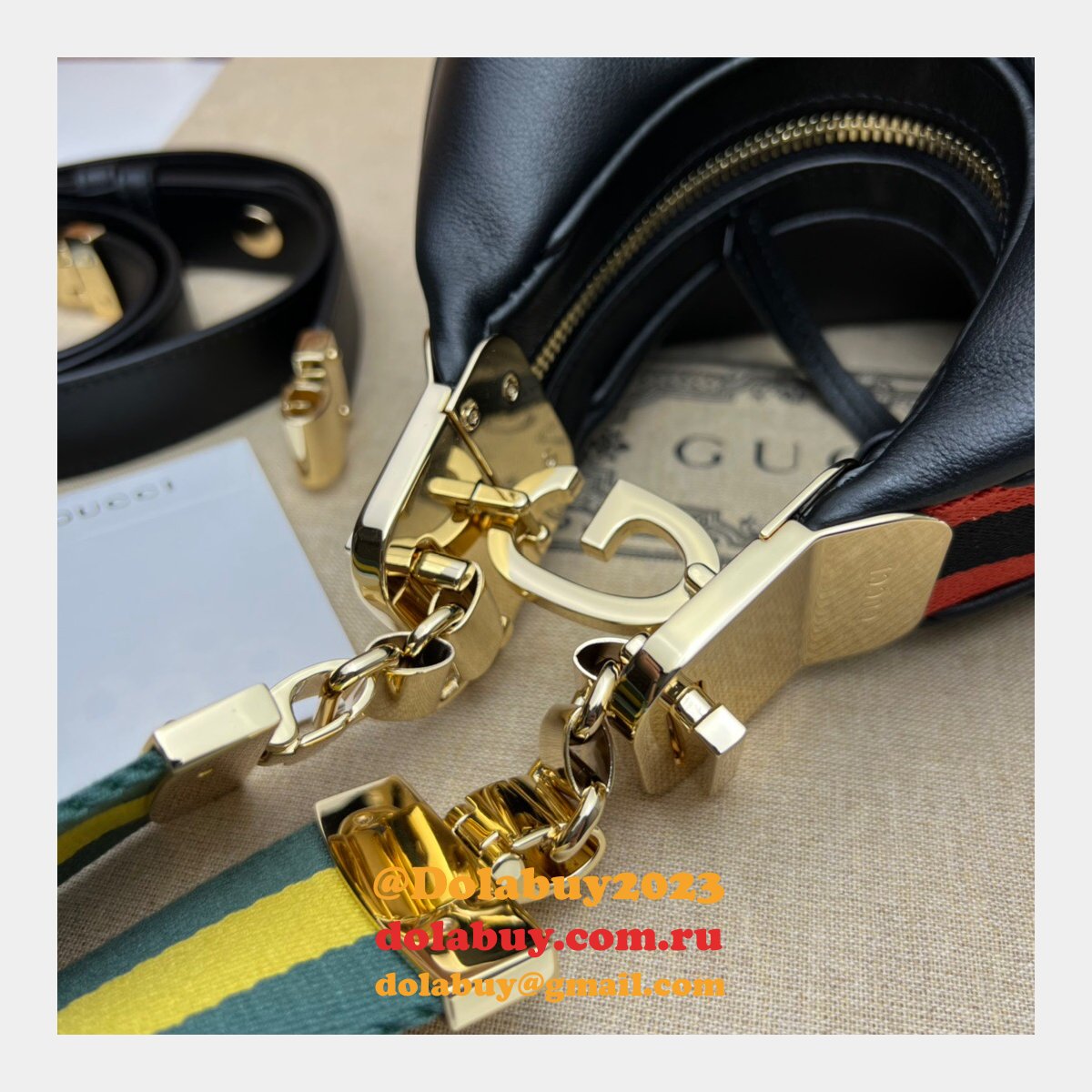 G*u*i fashion attache 699409 shoulder replica bag