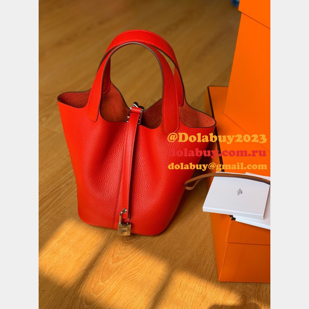 Hermes Replica Picotin Mm Clemens Fitting Red Bag