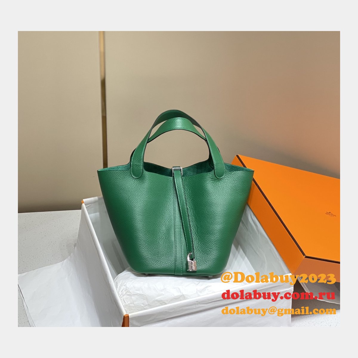 Designer Hermes Picotin Bags 18/22CM Silver Replica Best Online