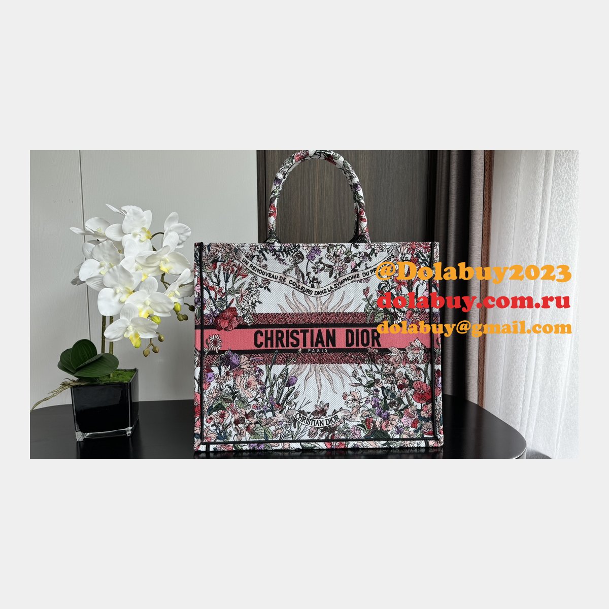 Dior 1:1 Mirror CD Book Tote Top Designer Replica Bags