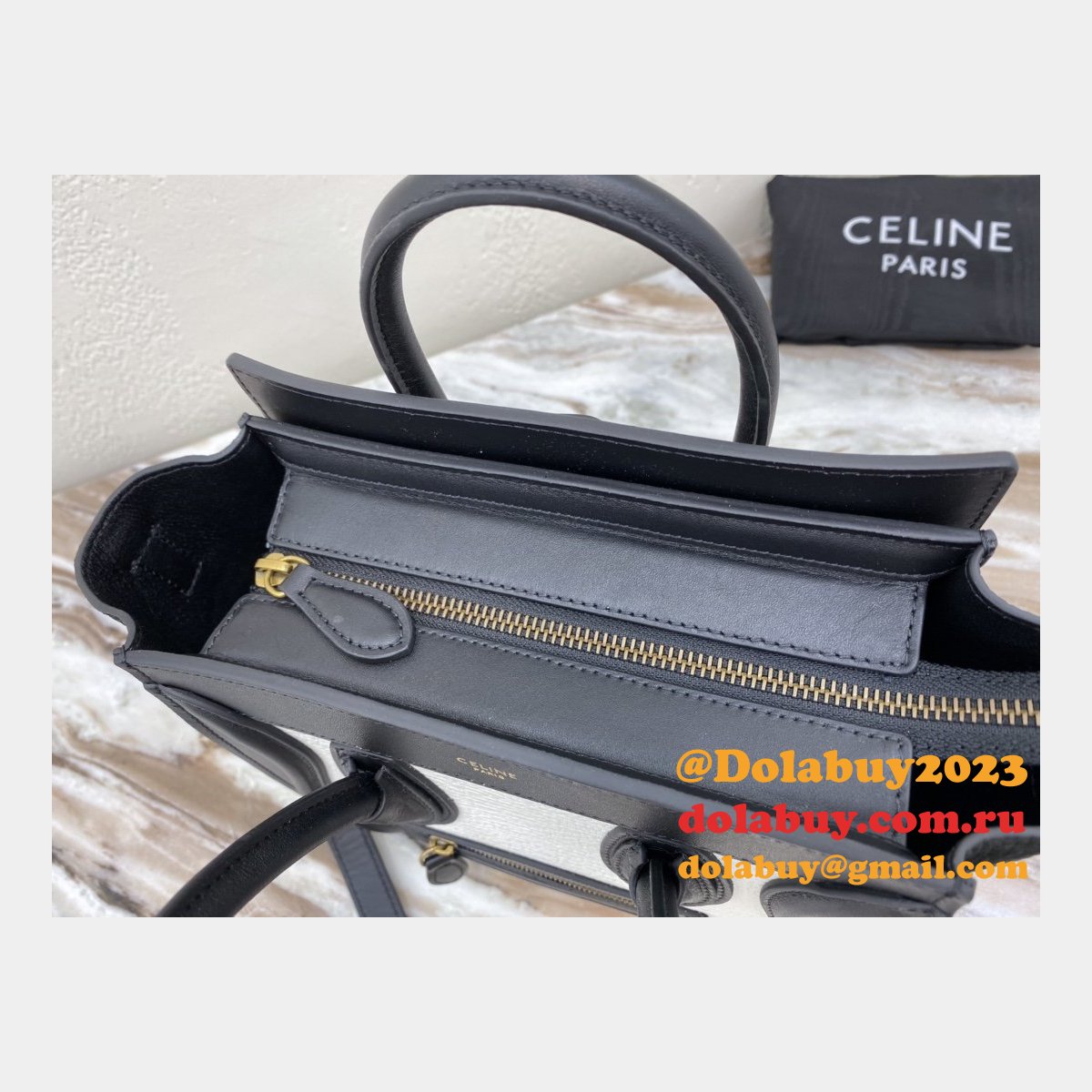 Cheap Replica Designer Luggage white/black Handbags