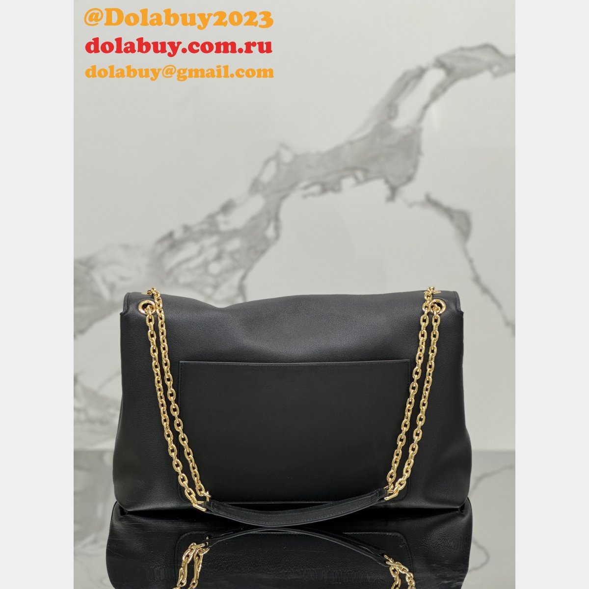 Replica Best Prada big tote Lamb skin Chain bag 1BD368