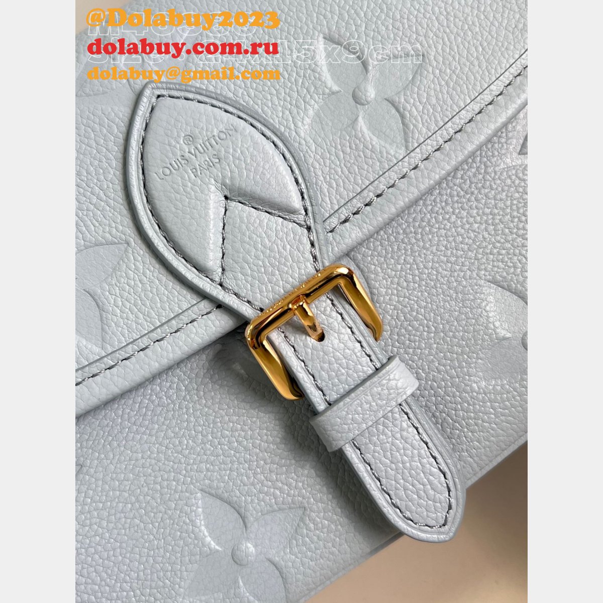 Diane Inspired Blue M46386 Monogram Empreinte Louis Vuitton Replica Bag