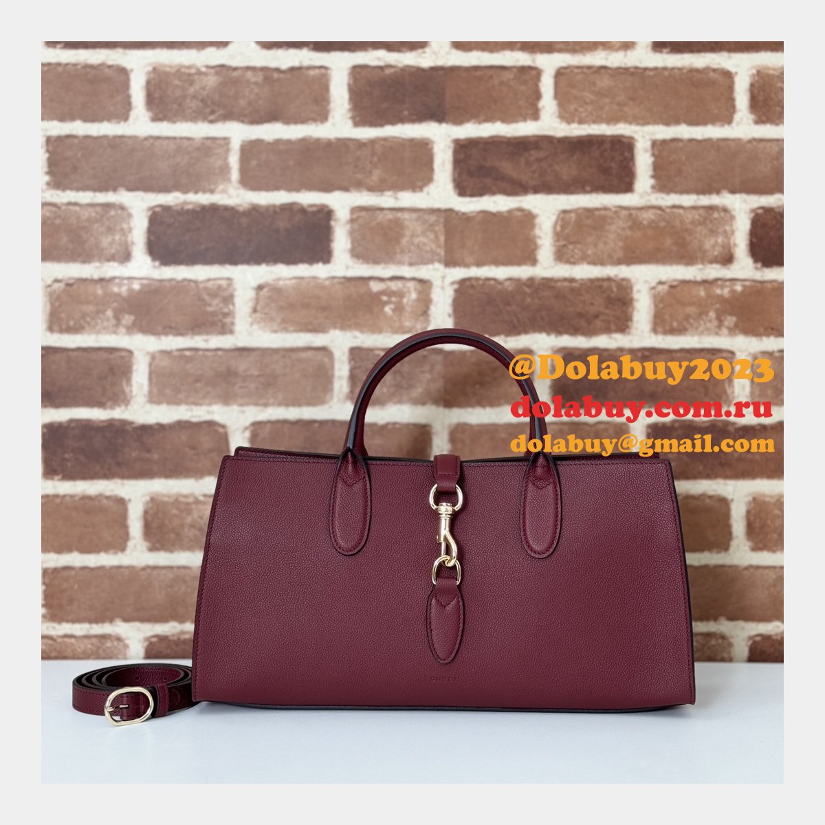 shoulder G*u*i replicas 795282 medium tote hook closure bag