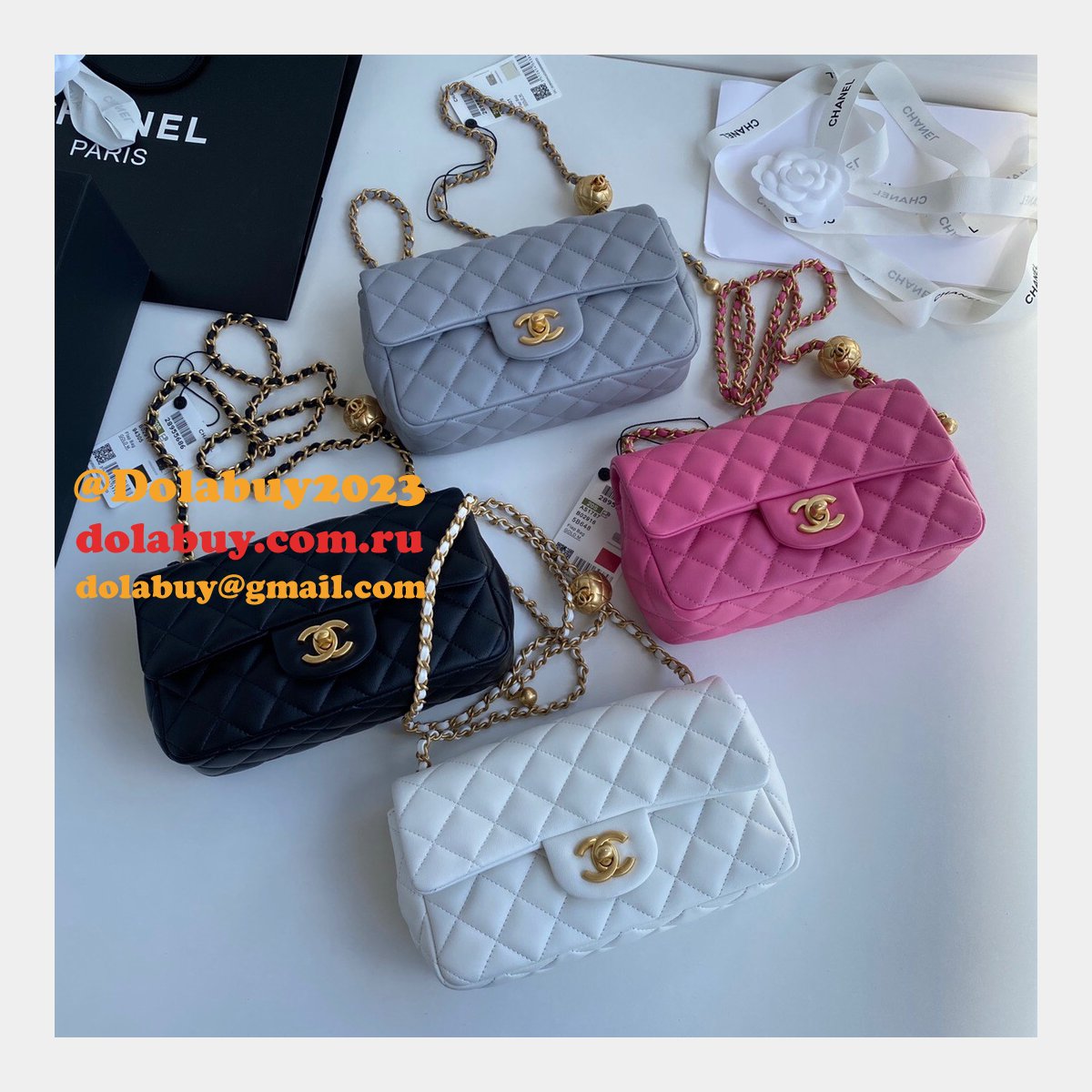 CC Replica Flap Bags 20CM AS1787 Top Handle