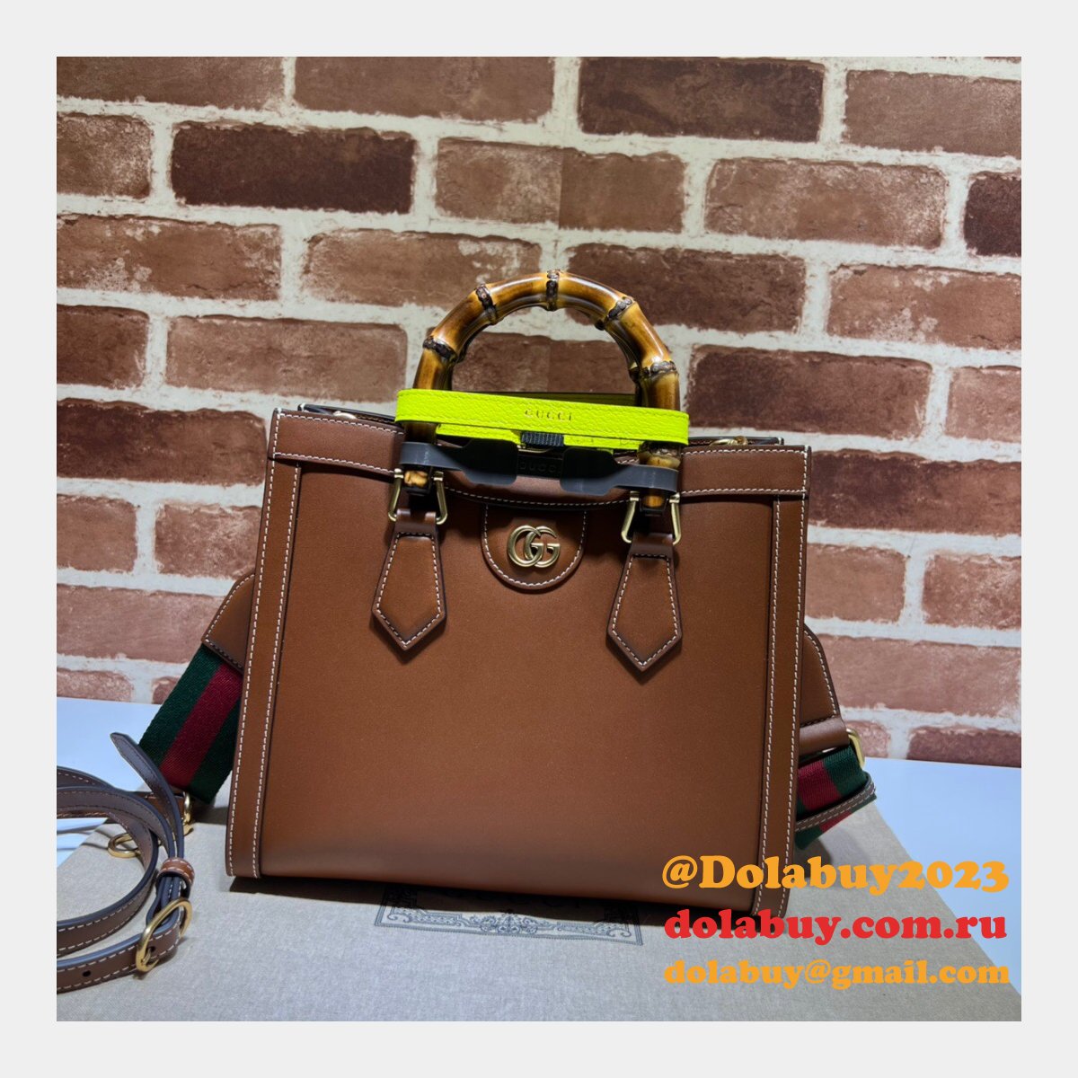 Fake Gucci 1:1 Quality Diana Top Handle Tote 702721 Bag