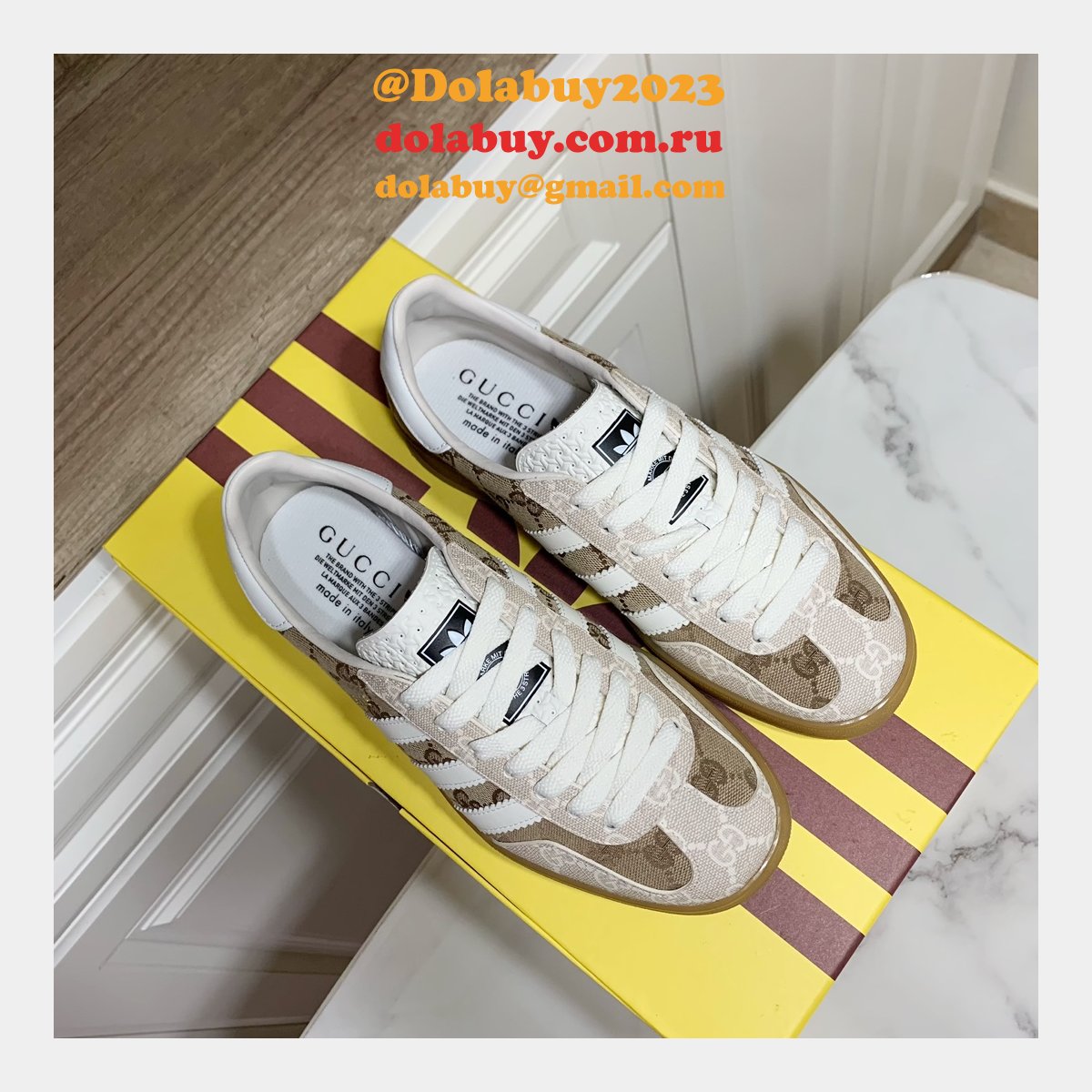 duplicate G*u*i x adidas shamrock joint skate men/women shoes