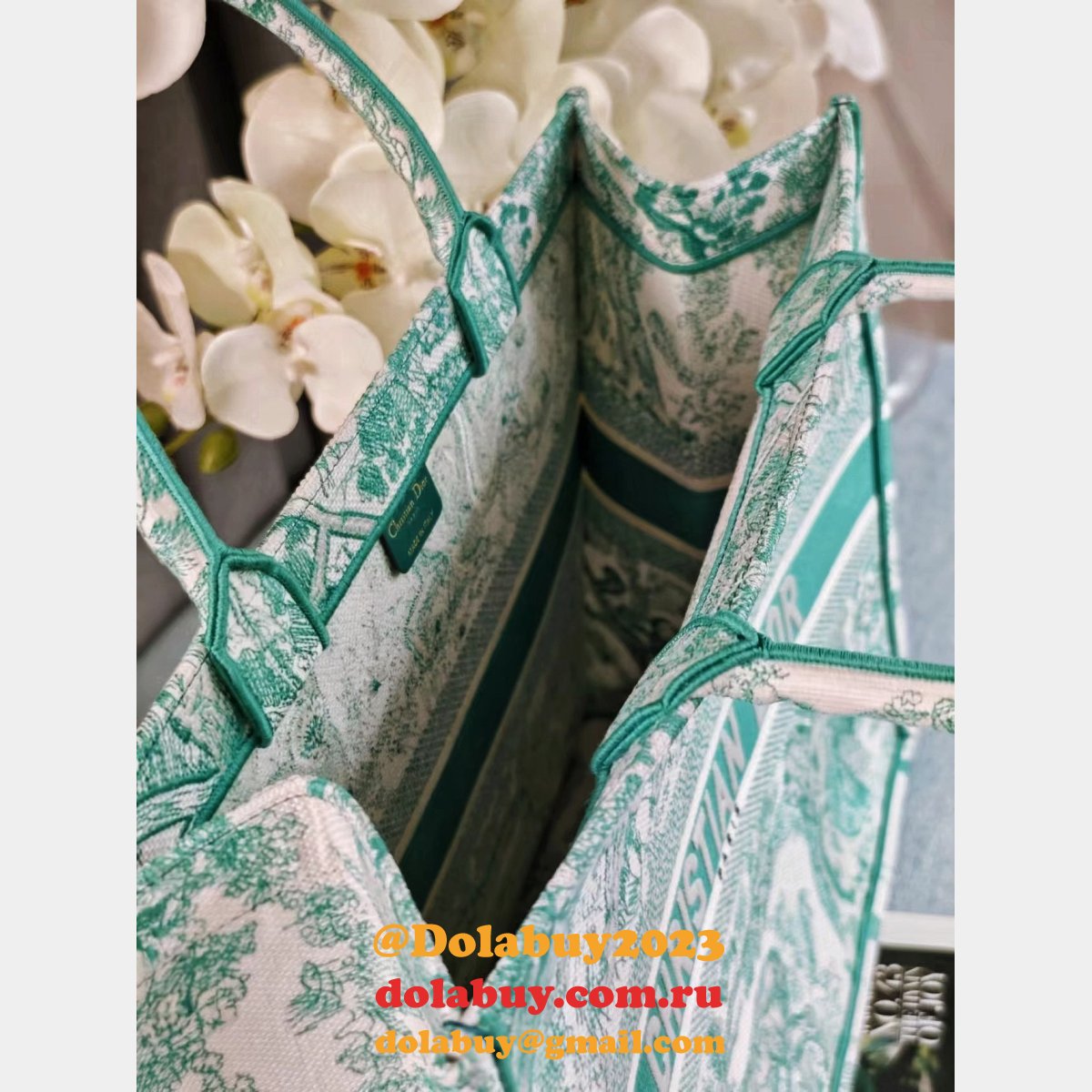 Top Quality Christian Dior Paris  Reverse book Tote