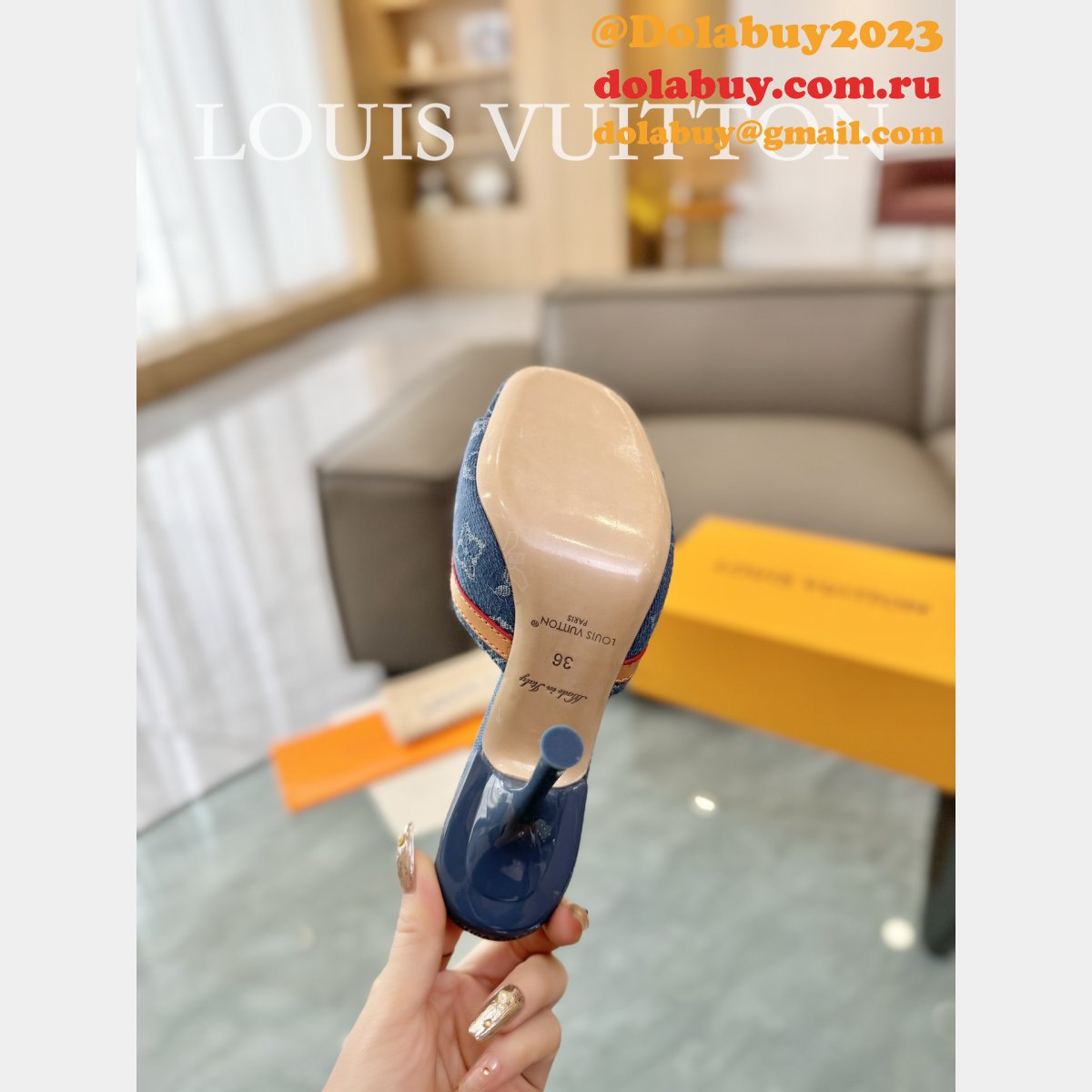 High Quality 7 STAR LOUIS VUITTON Revival Mules