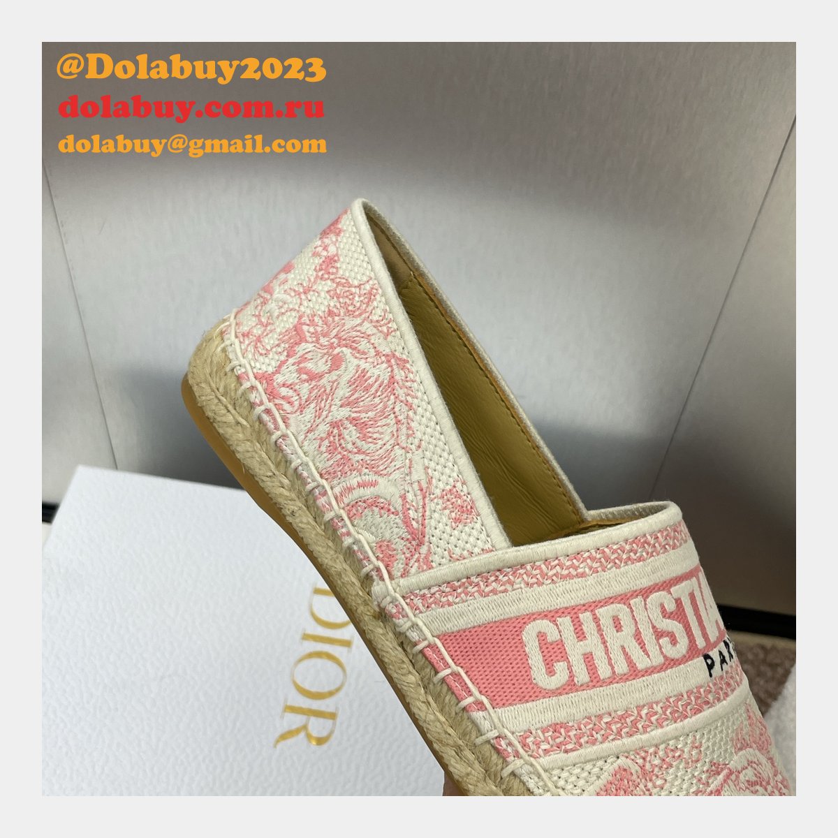 Wholesale Fashion Dior Granville Espadrille