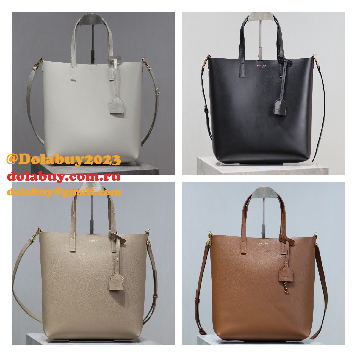 Designer SAINT LAURENT Shopping tote bag small 600307