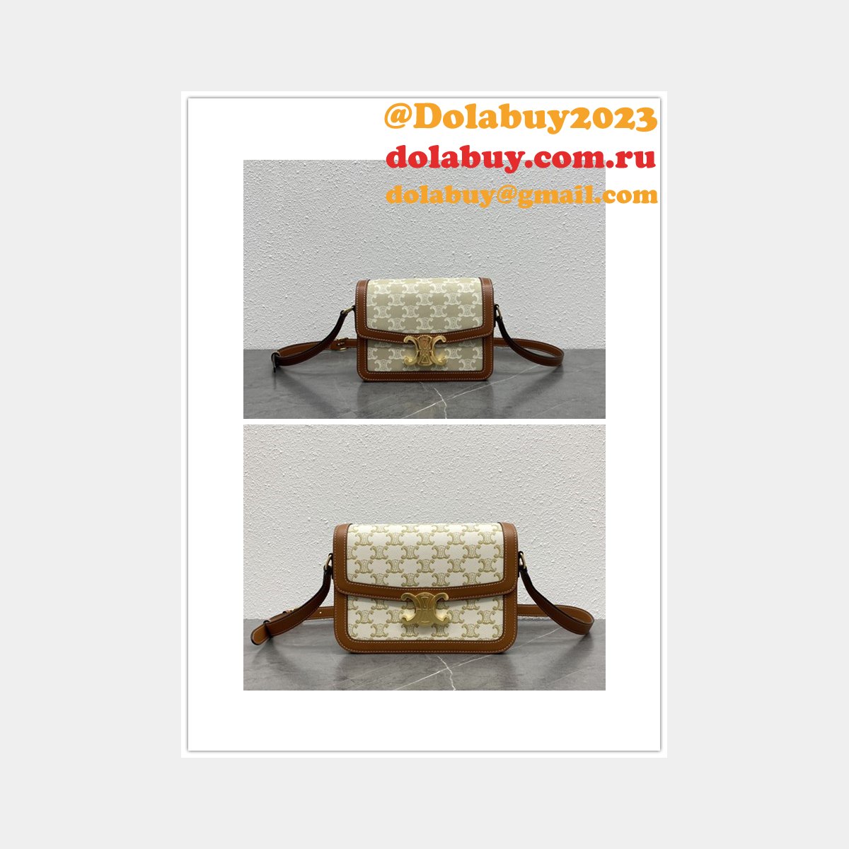 Celine Top Quality Triomphe Teen 18/22CM 188423 Knockoff Bag