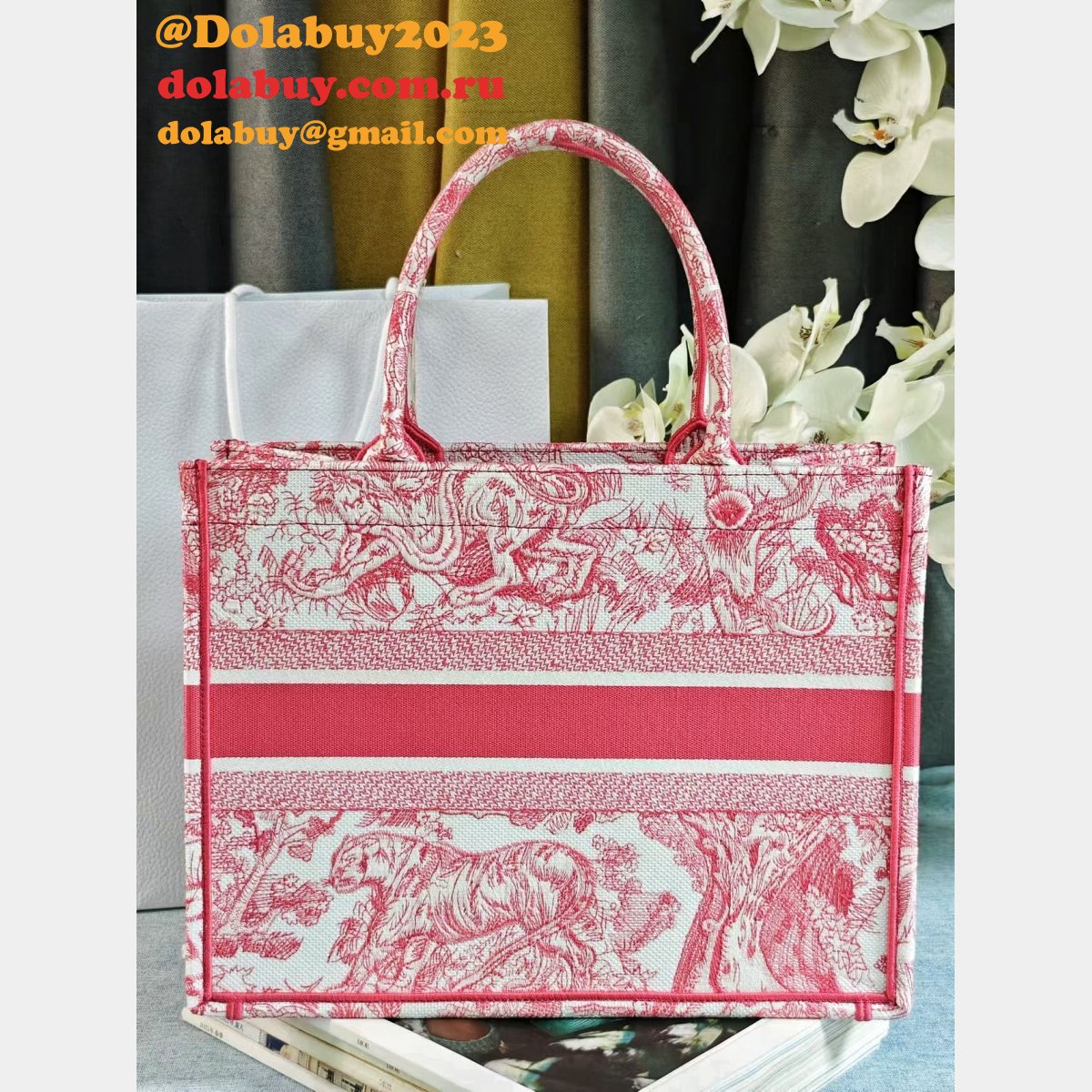 Top Quality Christian Dior Paris  Reverse book Tote