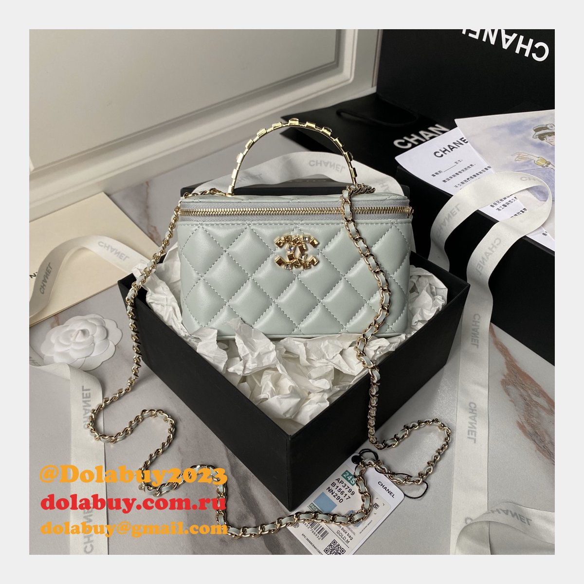 Top Perfect Vanity AP3799 Classic Chain 17cm Replica Bag