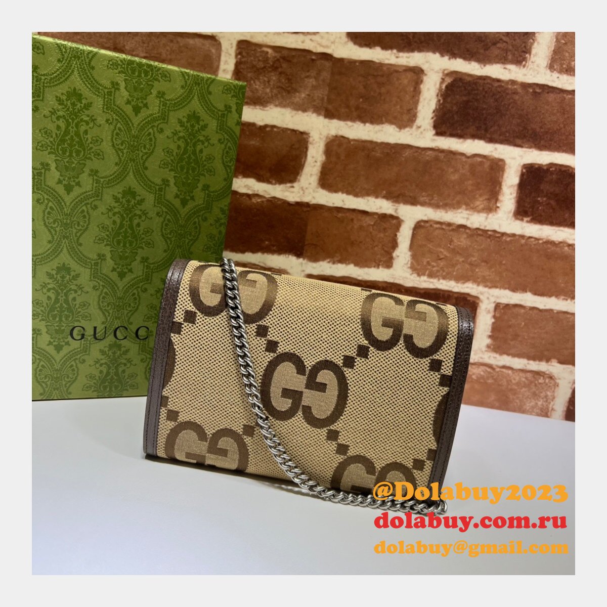 perfect G*u*i uk 401231 dionysus chain wallet shoulder fake bag