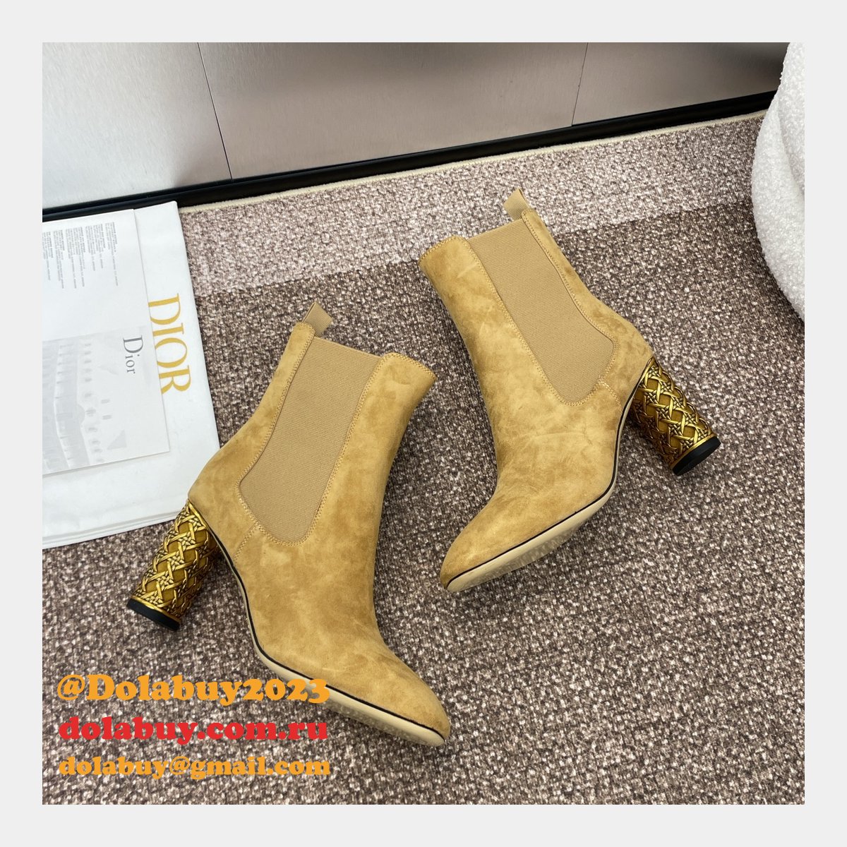 Top Quality Dior Icon Heeled Ankle Boot