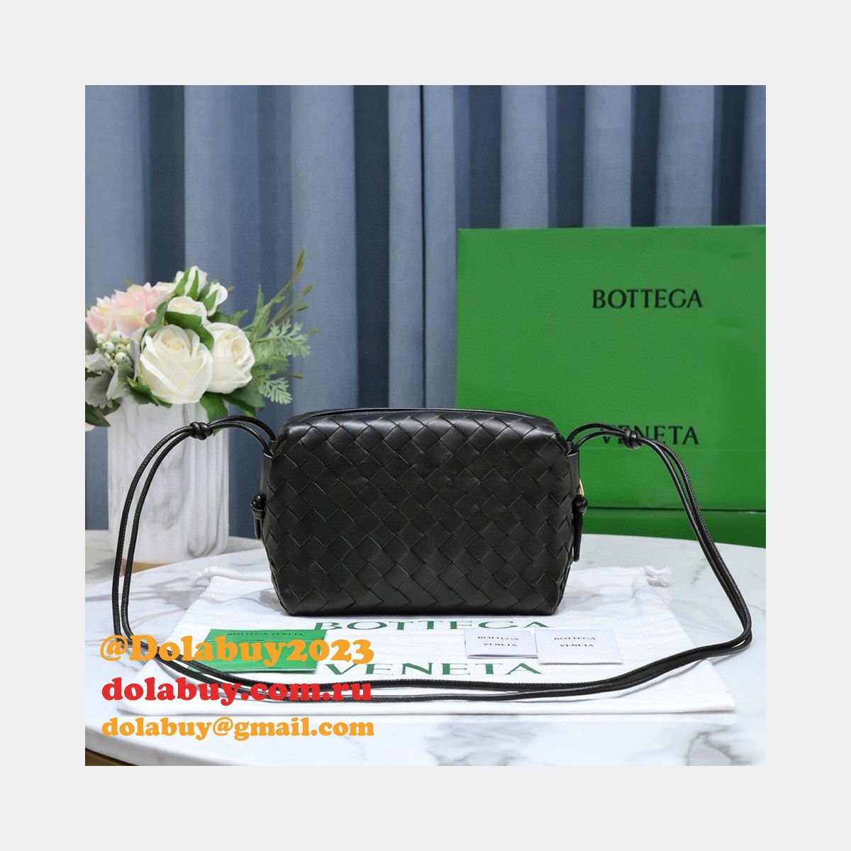 BEST Bottega Veneta Loop Camera Perfect bag 22cm