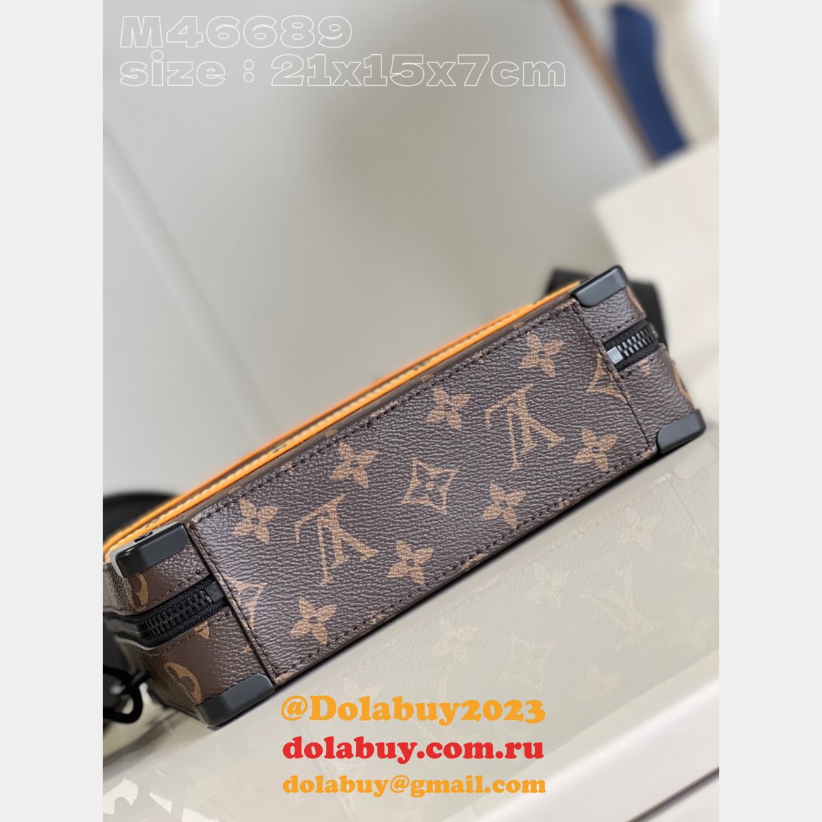 Best M46689 Handle Soft Trunk Louis Vuitton High Quality Fake Bag