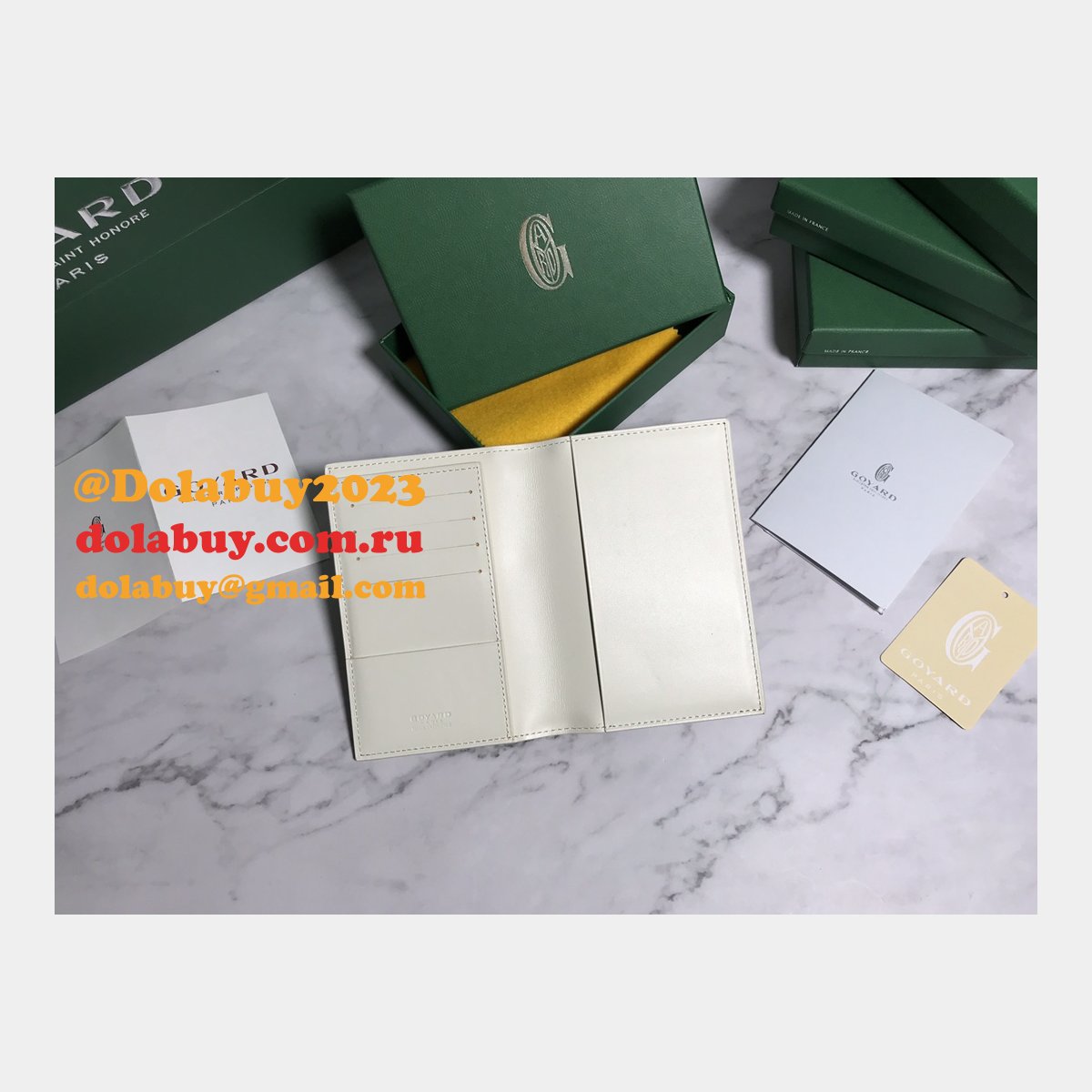Top Quality Goyard Multi-Color Passport Best Wallet