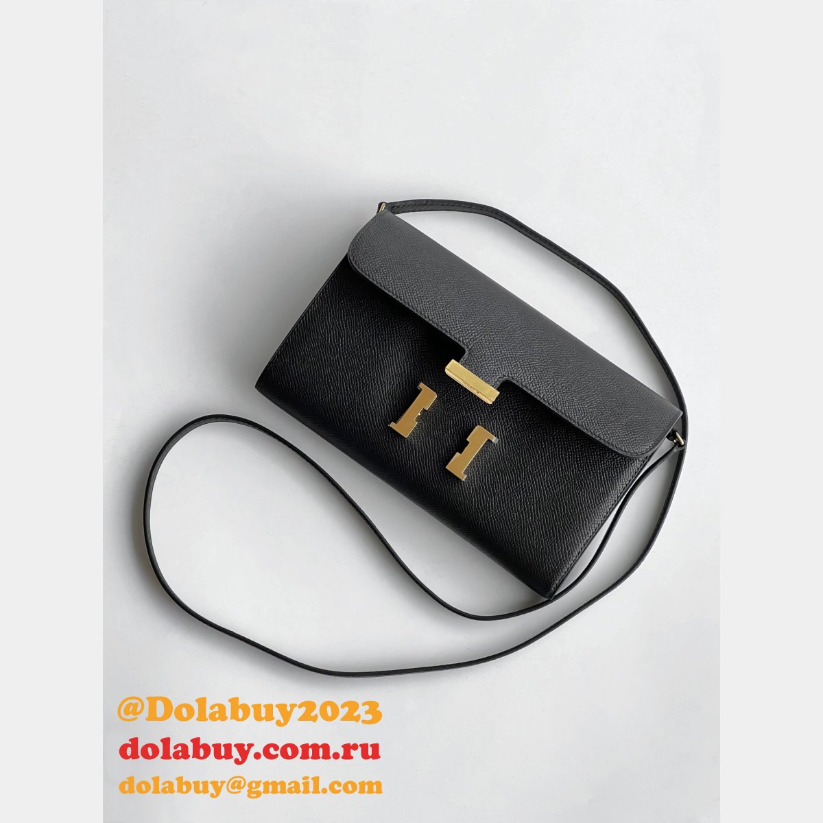 Luxury hermes constance to go epsom H clutch