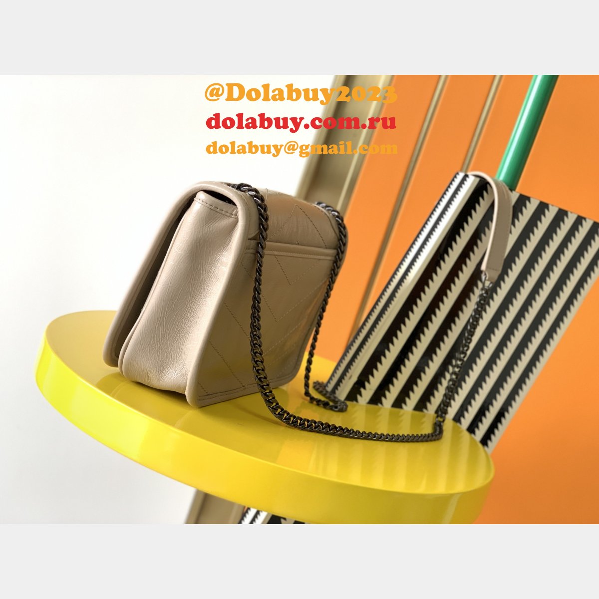 Fashion SAINT LAURENT niki chain wallet mini bag 583103