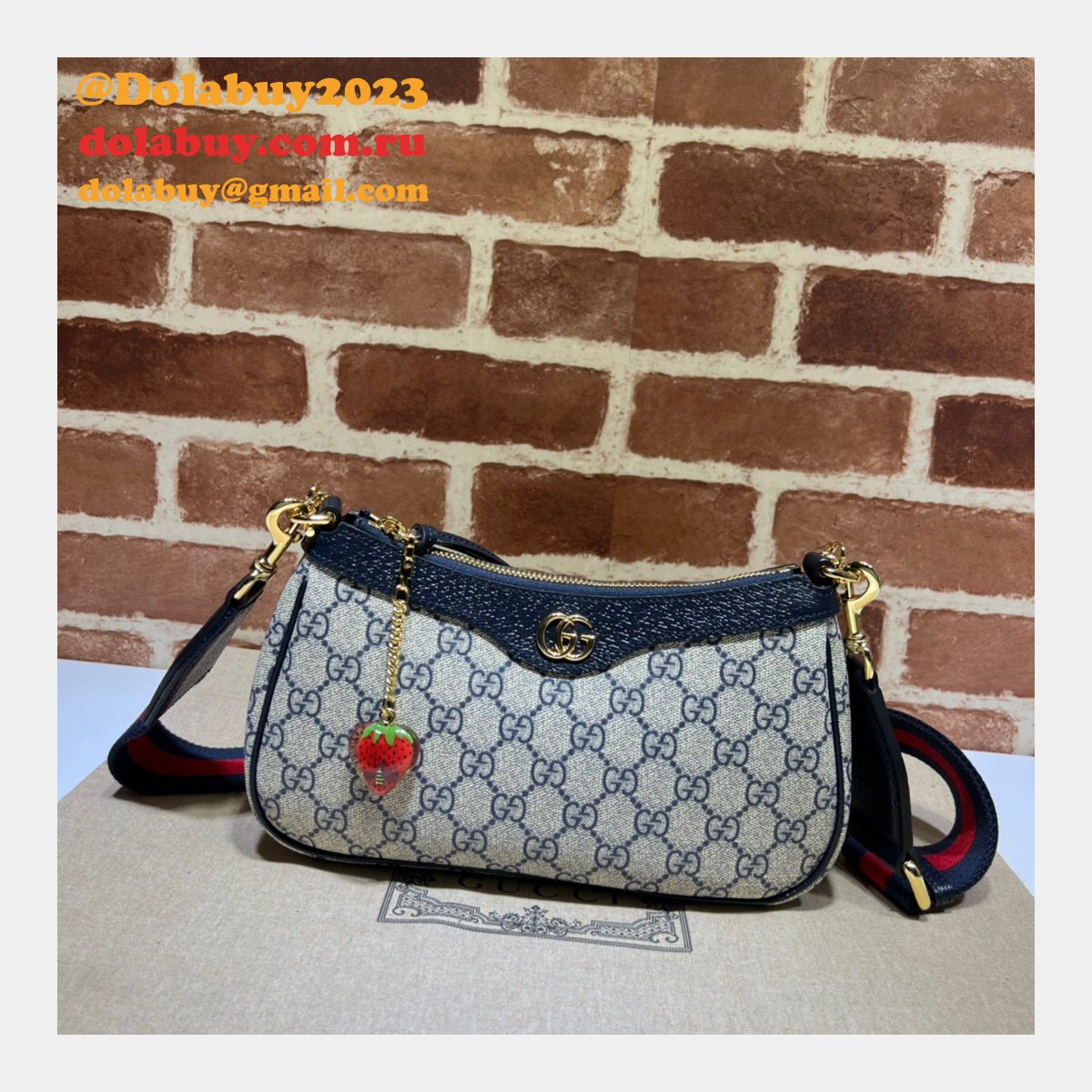 7 star G*u*i 735132 replicas ophidia gg high quality handbag