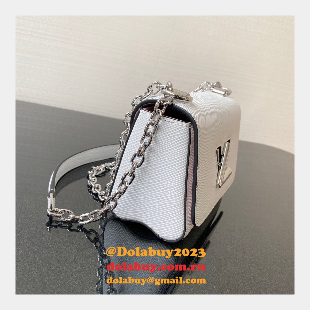 Replica Louis Vuitton Twist MM Epi Leather 16cm 4 Colours