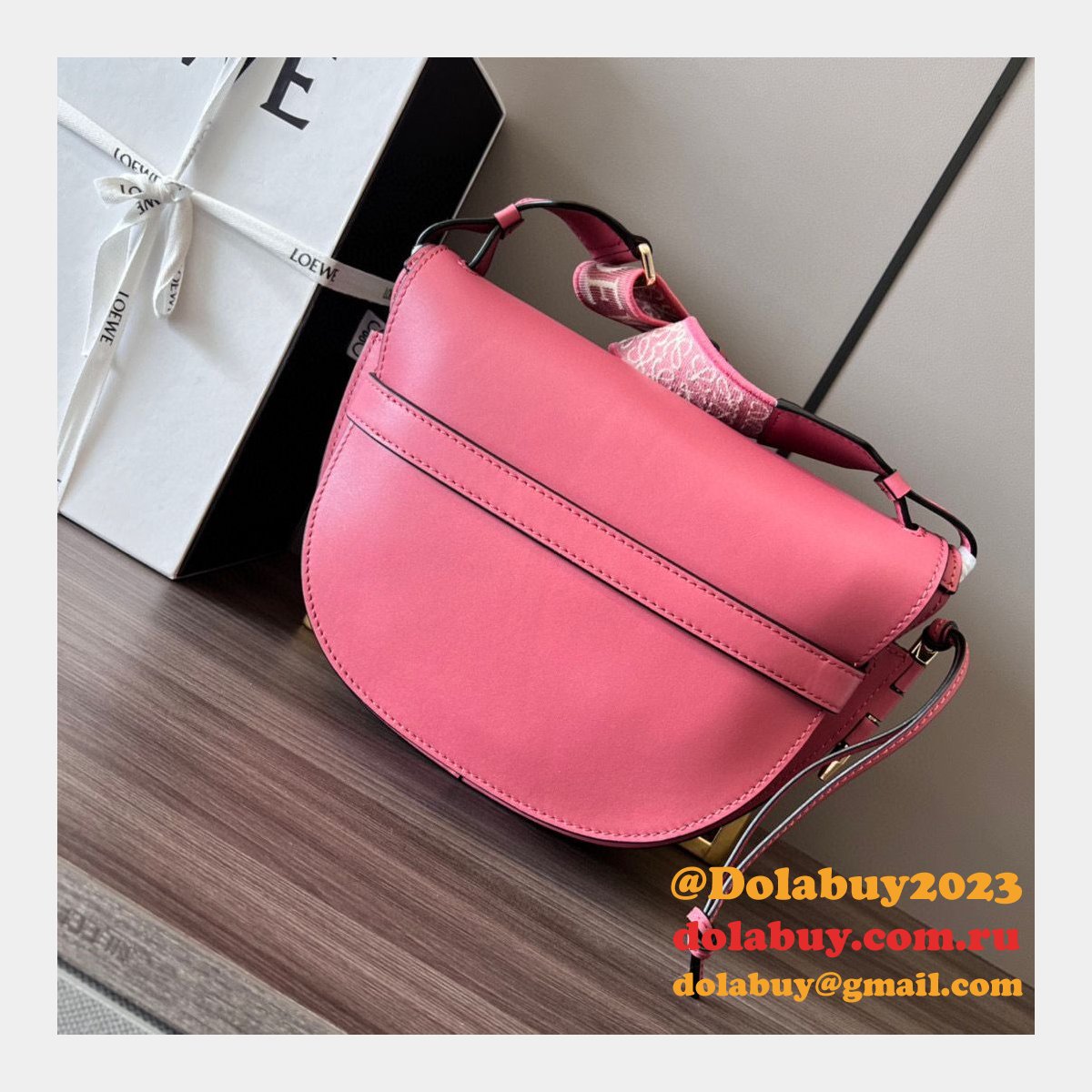 Best 1:1 Wholesale Mirror LOEWE GATE HADNBAG 25MM