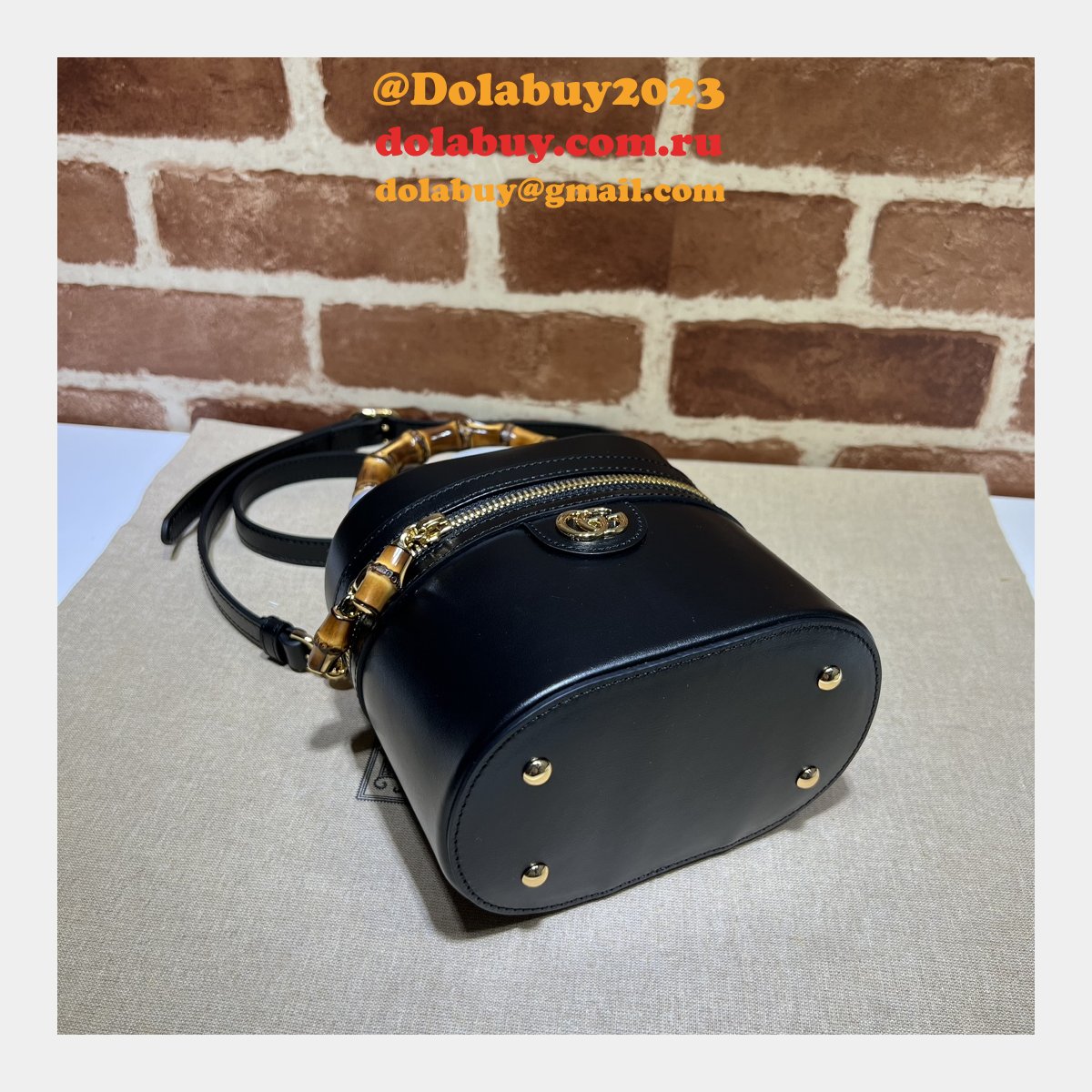 duplicate bamboo shoulder 760200 designer G*u*i fashion bag