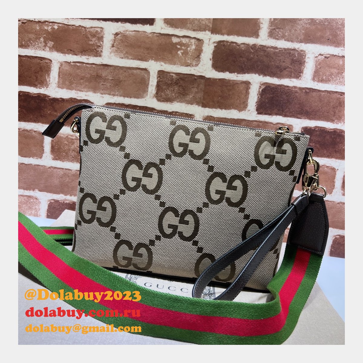 the highest quality fake G*u*i 699130 jumbo gg messenger bag