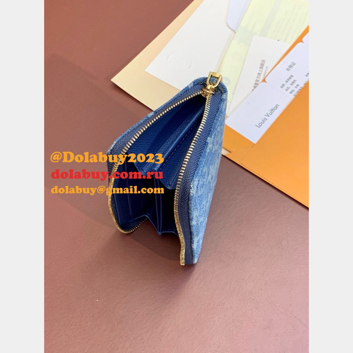 Monogram Denim M83160 Wholesale Louis Vuitton Wallet