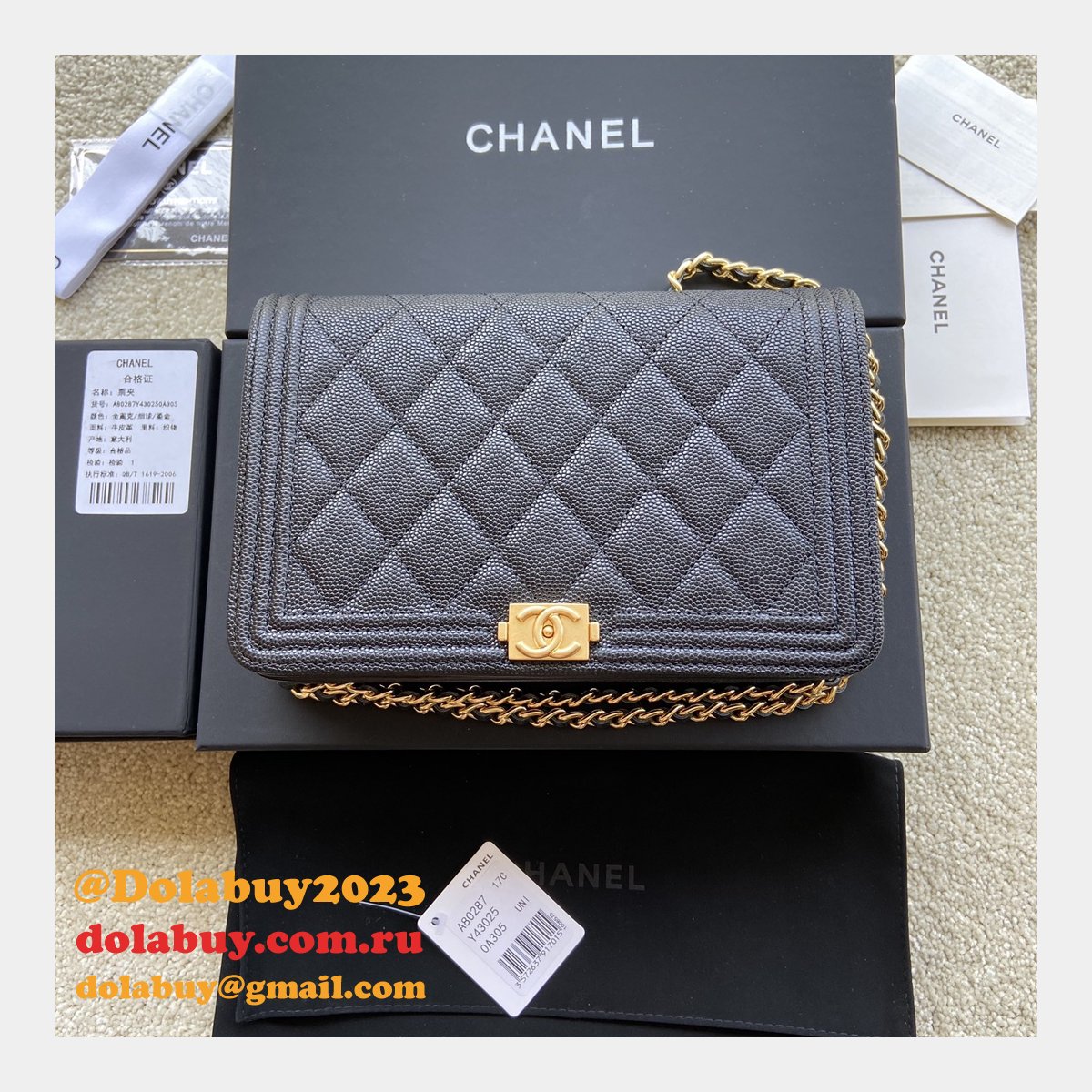 Wholesale CC the boy clamshell bag A80287