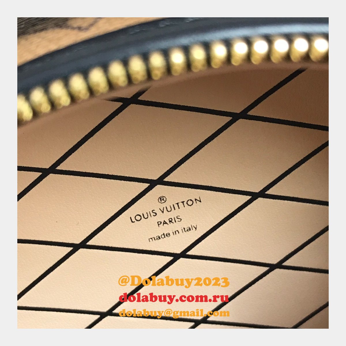 Louis Vuitton Top Quality Mini Boite Chapeau Monogram Reverse Canvas M68276 Brown