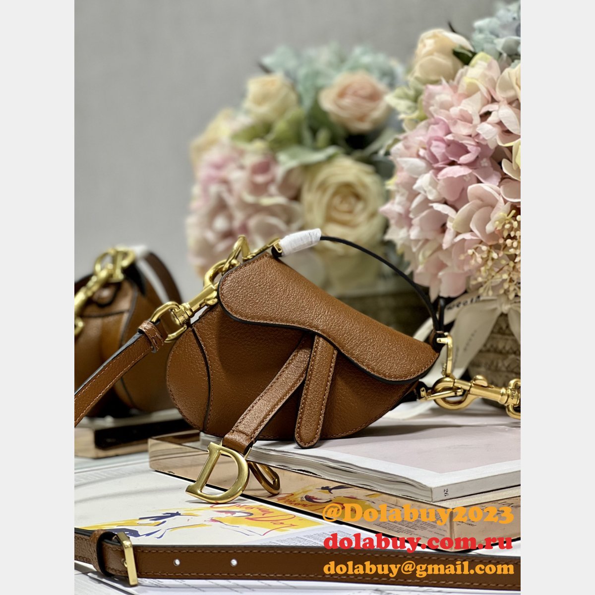 Where to Buy Dior 3067 Maria Grazia Chiuri Saddle Fake Bag Online mini