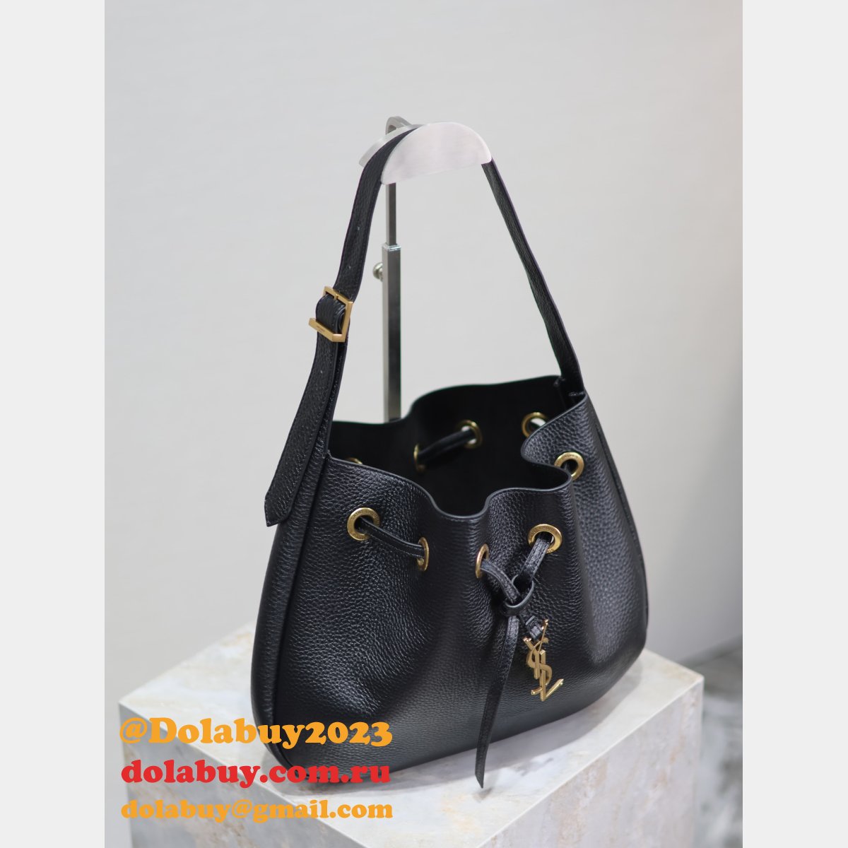 Saint Laurent 796626 Black Hobo Replica Inspired Online Store