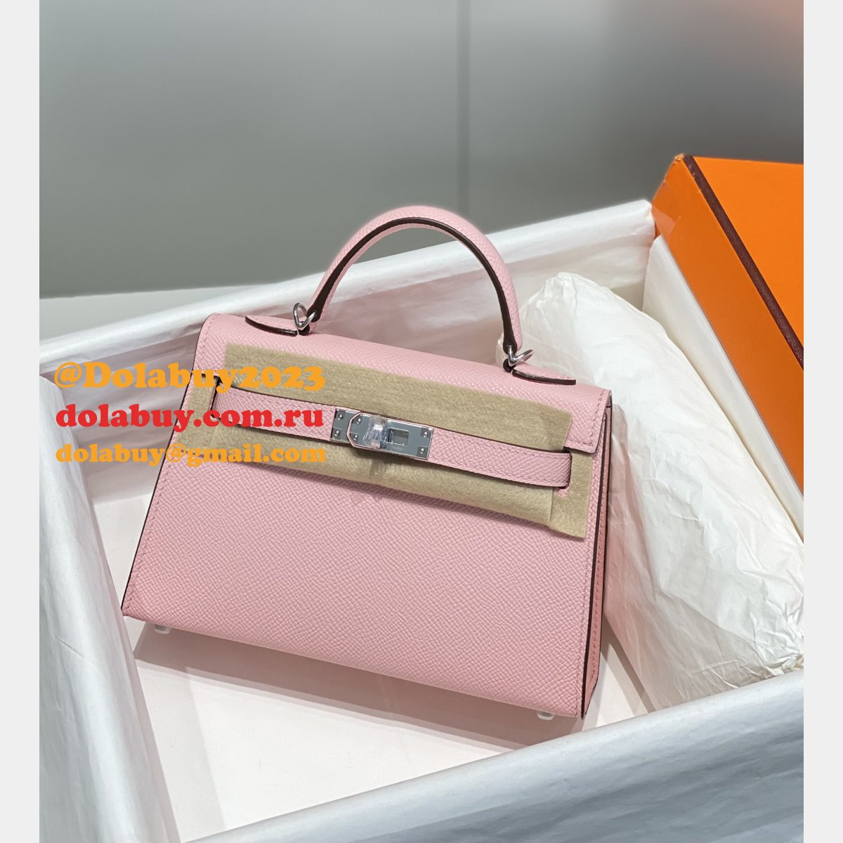 Replica Hermes Designer Epsom Kelly Pinks 19/25/28CM Bag Store
