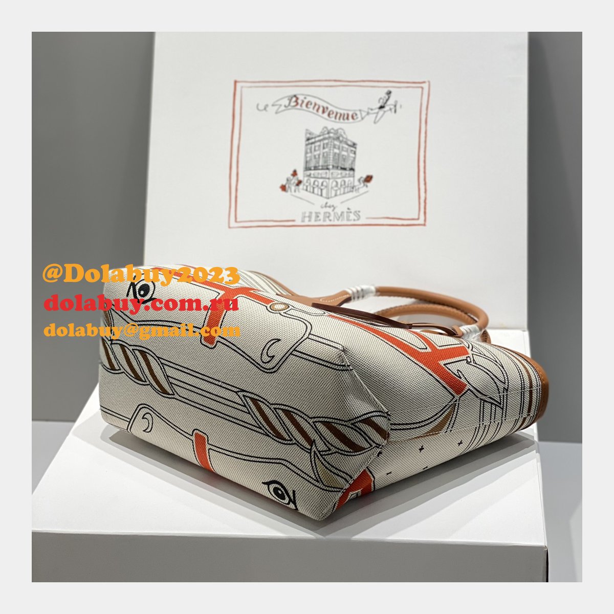 7 Star Designer Hermes 28 Steeple Tote