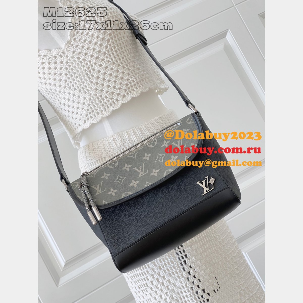 Louis Vuitton Designer M12625 Pulse Messenger Other Men Fake Bags