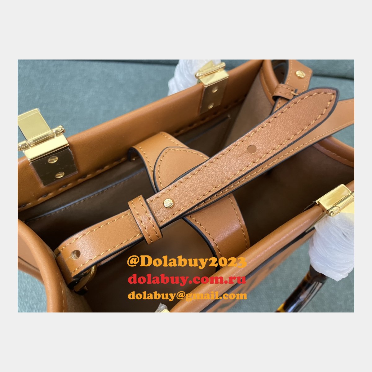 replica top quality F**di tote sunshine mini handbag